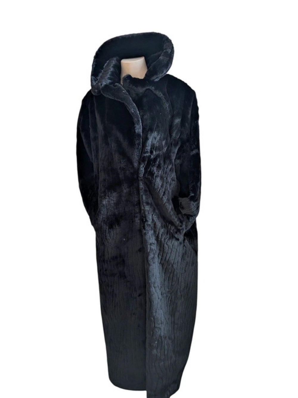 Express Faux Fur Coat Black NWT | Large